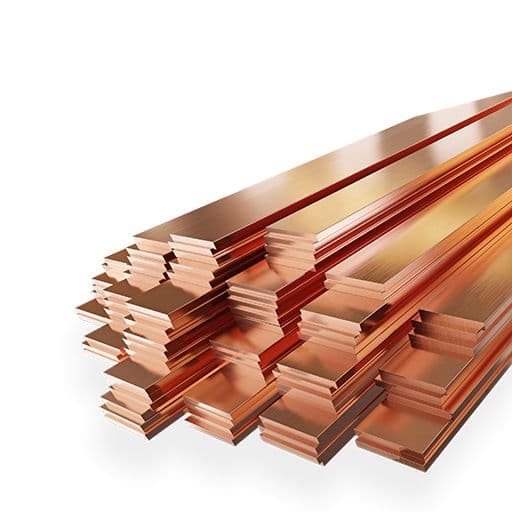 Copper busbars and flats for switchgear and transformer applications